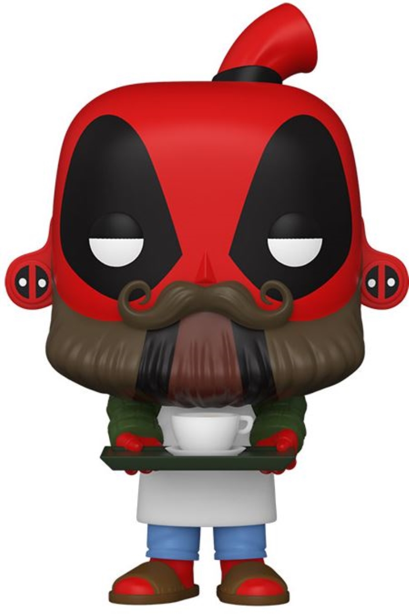 FUNKO ACTION FIGURES FUNKO POP MARVEL DEADPOOL 30TH: COFFEE BARISTA FUNKO ACTION FIGURES FUNKO POP MARVEL DEADPOOL 30TH: COFFEE BARISTA